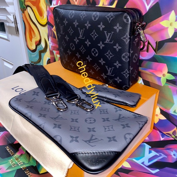 😎🆒😍Authentic Brand New Louis Vuitton Trio Messenger Bag Complete Set - Picture 6 of 11